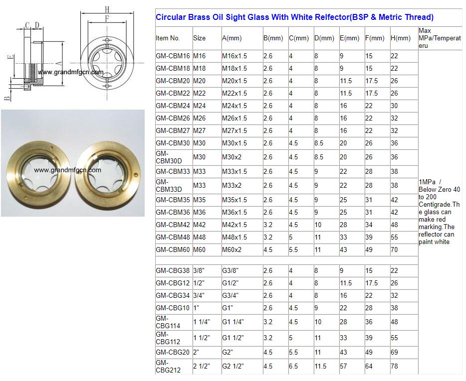 Circular Brass Oil Sight Glass With White Relfector(BSP & Metric Thread).jpg Circular Brass Oil Sight Glass With White Relfector(BSP & Metric Thread).jpg